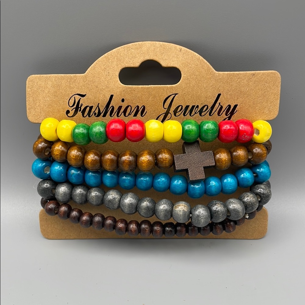 Colorful Beaded Bracelet Set